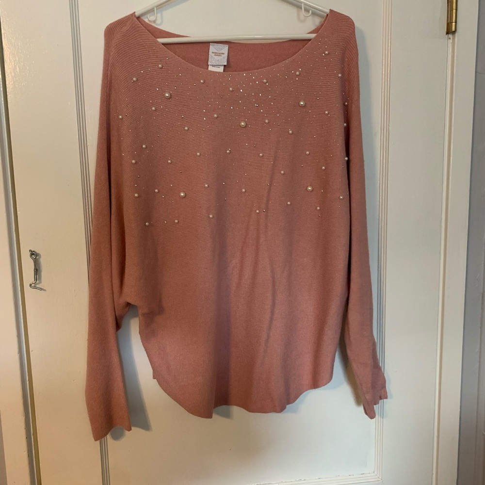 Pink sweater. Northern Angel brand.